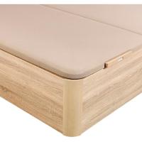 Canapé abatible madera al suelo Supra doble tapa 150x190 Natural PIKOLIN