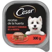 Alimento de buey-verduritas para perro CESAR, tarrina 300 g