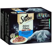 Delicatezze de pescado en salsa para gato SHEBA, pack 12x85 g