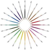 Lápices de colores surtidos borrables Kids Evolution Illusion BIC, Caja 24 uds