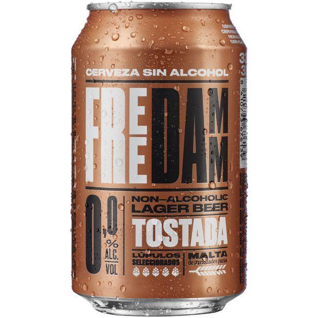 precios Cerveza Tostada Free Damm, Lata 33 Cl en Eroski