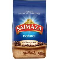 Café natural en grano SAIMAZA, paquete 500 g
