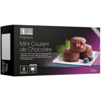 Mini coulant chocolate premium LA SIRENA, 8 uds, caja 240 g