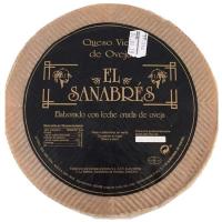 Queso viejo de l cruda oveja EL SANABRÉS, al corte compra mínima 250 g