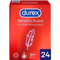 Preservativos sensitive suave DUREX, caja 24 uds.
