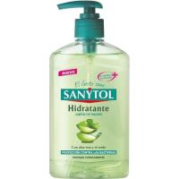 Jabón de manos hidratante SANYTOL, dosificador 250 ml