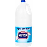 Agua destilada UNEX NEUTREX, garrafa 5 litros