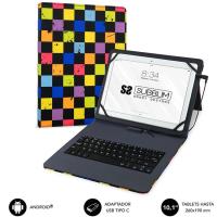 Funda para tablet 10,1" Square con teclado, Keytab Pro USB SUBBLIM