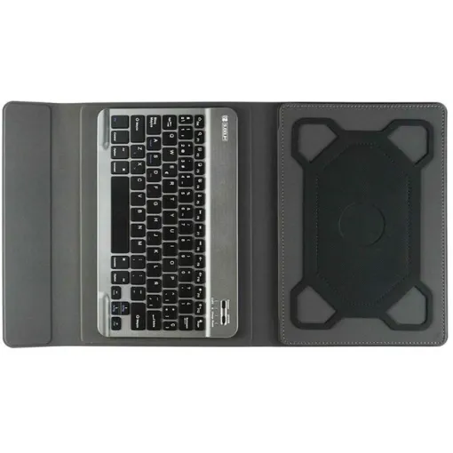 Funda para Tablet Con Teclado Bluetooth Keytab Pro Bluetooth 9.6\a 10.8\  Gris