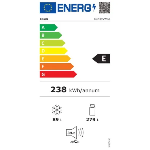 Frigorífico combi KGN39VWEA BOSCH