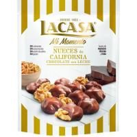 Mi momento nuez chocolate con leche LACASA, doypack 115 g