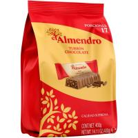 Porciones de chocolate crujiente EL ALMENDRO, bolsa 400 g