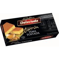 Turrón de yema tostada DELAVIUDA, caja 250 g