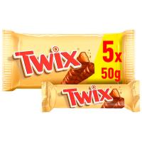 Chocolatina TWIX, pack 5x50 g