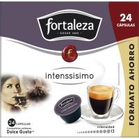 Café intenssisimo compatible Dolce Gusto FORTALEZA, caja 24 uds