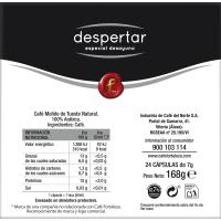 Café despertar compatible Dolce Gusto FORTALEZA, caja 24 uds
