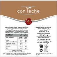Café con leche compatible Dolce Gusto FORTALEZA, caja 24 uds