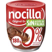Crema de cacao 0% azúcar añadido NOCILLA, vaso 180 g