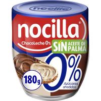 Crema de cacao 0% chocoleche duo NOCILLA, vaso 180 g