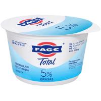 Yogur griego total 5% mg FAGE, tarrina 500 g