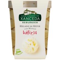 helado kefir con mango CASA GRANDE XANCEDA, tarrina 500 ml