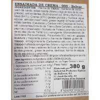 Ensaimada de crema SA FARINERA NOVA, bandeja 380 g