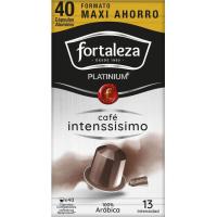 Café platinium compatible Nespresso FORTALEZA, caja 40 uds