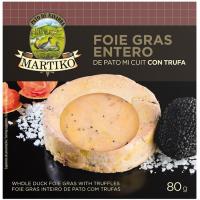 Foie gras de pato con trufa MARTIKO, tarrina 80 g
