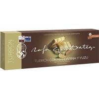 Turrón de trufa-mandarina yuzu GORROTXATEGI, caja 250 g