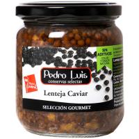 Lenteja caviar extra al natural PEDRO LUIS, frasco 250 g