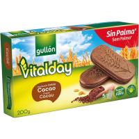 Sandwich doble cacao GULLÓN Vitalday, caja 200 g