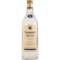 Ginebra SEAGRAMS, botella 1 litro