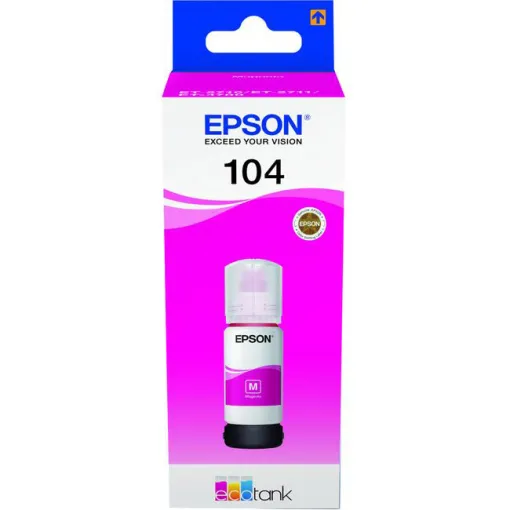 Cartucho de tinta original magenta, Ecotank 104 EPSON, 1 ud