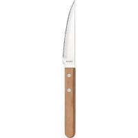 Cuchillo con sierra para carne Steak, mango de madera Amefa, 21 cm