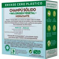 Champú sólido hidratante coco ORIGINAL REMEDIES, pastilla 60 g