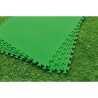 Protector de suelo, polipropileno verde, 78x78 cm BESTWAY, pack 9 uds