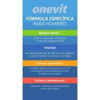 Multivitamínico vegetal para hombre ONEVIT, bote 30+15 cápsulas