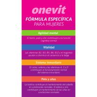 Multivitamínico vegetal para mujer ONEVIT, bote 30+15 cápsulas