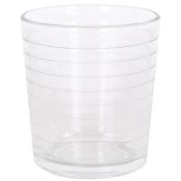Vaso de agua Aros, vidrio transparente, 28 cl IGNEA, pack 6 uds