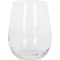 Vaso de agua Garona, cristal transparente, 36 cl SANTA CLARA, pack 6 uds