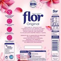 Suavizante concentrado original floral FLOR, botella 80 dosis