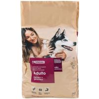 Alimento con ternera para perro EROSKI, saco 4 kg