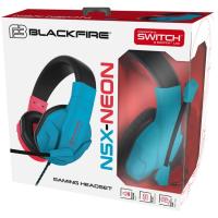 Auriculares Gaming para Switch azul NSX Neón BLACKFIRE