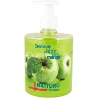 Jabón de manos de manzana NATTÚRU PHARMA, dosificador 500 ml