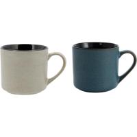 Taza Mug en gres, 54 cl, colores ¿Cuál te llegará? Blue Moon BIDASOA, Ø10x9,5 cm