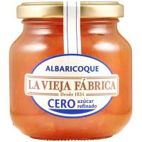 Mermelada cero de albaricoque LA VIEJA FABRICA, frasco 280 g