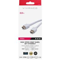 Cable HDMI alta velocidad con Ethernet 47165 VIVANCO, 2 metros