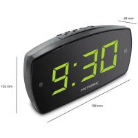 Reloj despertador digital negro doble alarma 477006 XL2 METRONIC