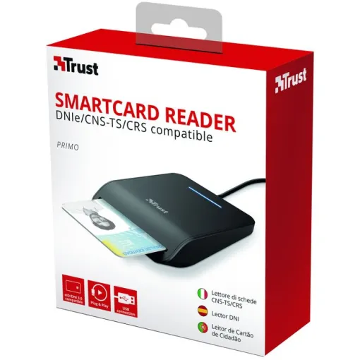 Lector de DNI con conector USB, 23890 Primo TRUST