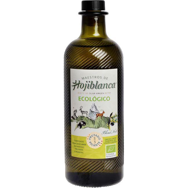 Aceite de oliva virgen extra eco HOJIBLANCA, botella 50 cl en Eroski